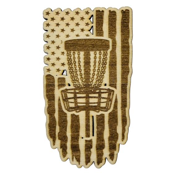 Disc Golf Car Air Freshener Laser Engraved Wood Vent Clip On CHOOSE DESIGN - Picture 4 of 16
